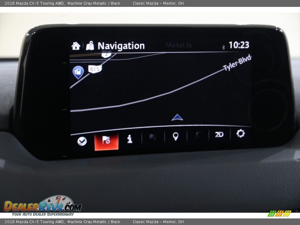 2018 Mazda CX-5 Touring AWD Machine Gray Metallic / Black Photo #14