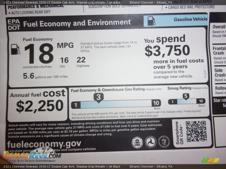 2021 Chevrolet Silverado 1500 LT Double Cab 4x4 Shadow Gray Metallic / Jet Black Photo #35