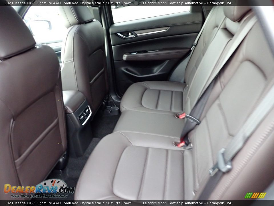 Rear Seat of 2021 Mazda CX-5 Signature AWD Photo #8