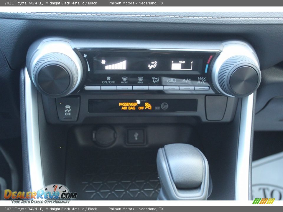2021 Toyota RAV4 LE Midnight Black Metallic / Black Photo #16