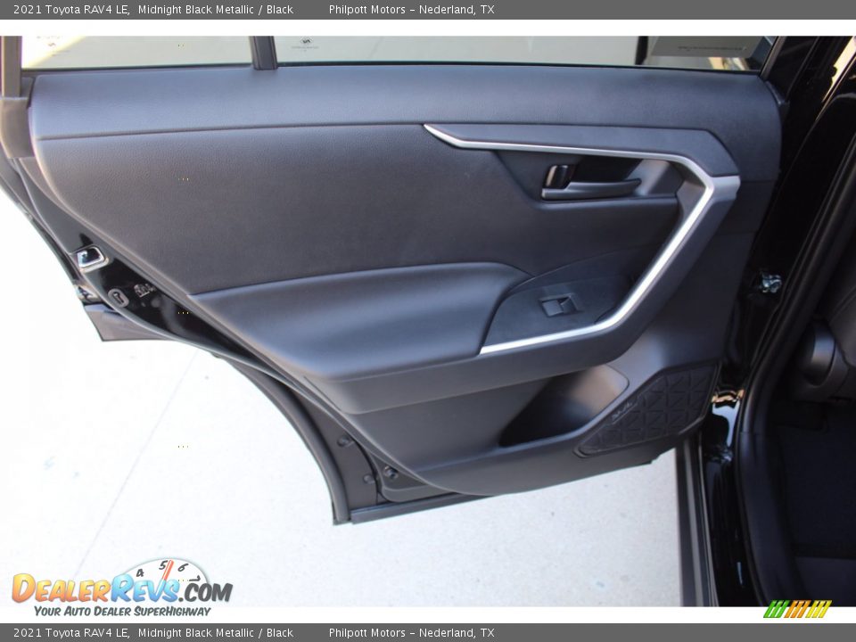 2021 Toyota RAV4 LE Midnight Black Metallic / Black Photo #18