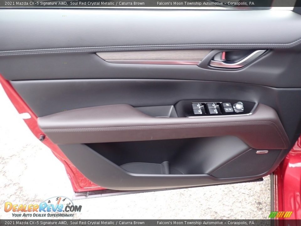 Door Panel of 2021 Mazda CX-5 Signature AWD Photo #11