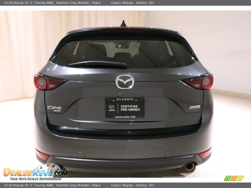 2018 Mazda CX-5 Touring AWD Machine Gray Metallic / Black Photo #22