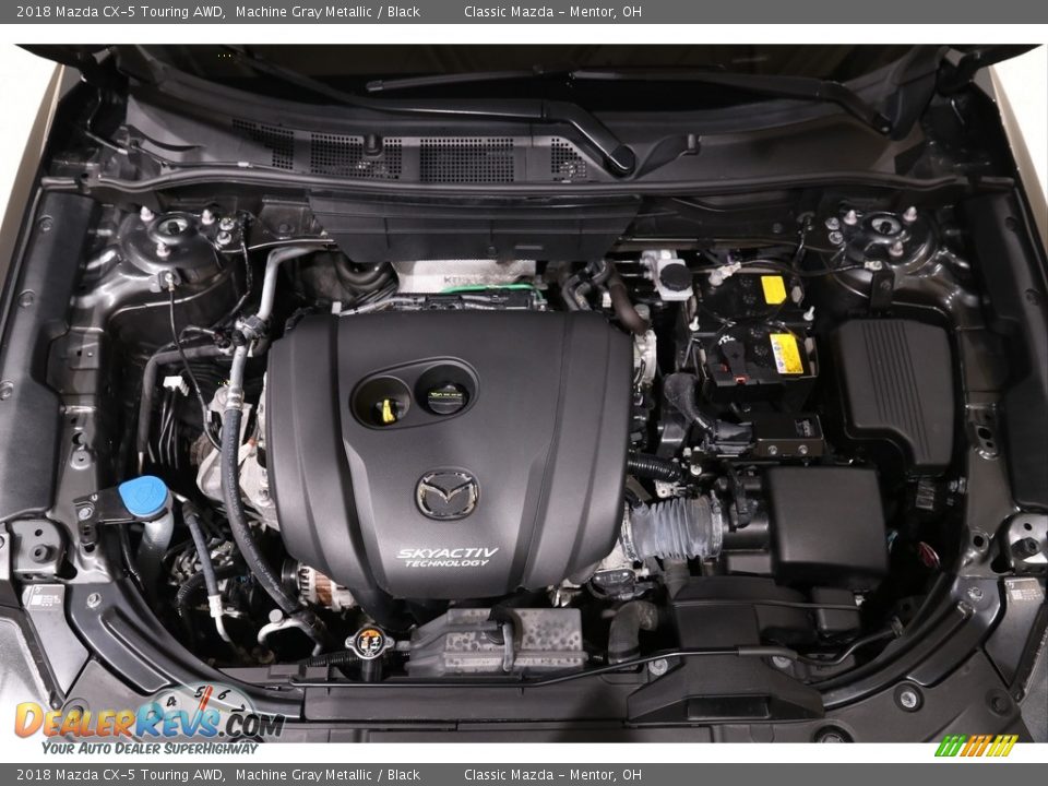 2018 Mazda CX-5 Touring AWD Machine Gray Metallic / Black Photo #23