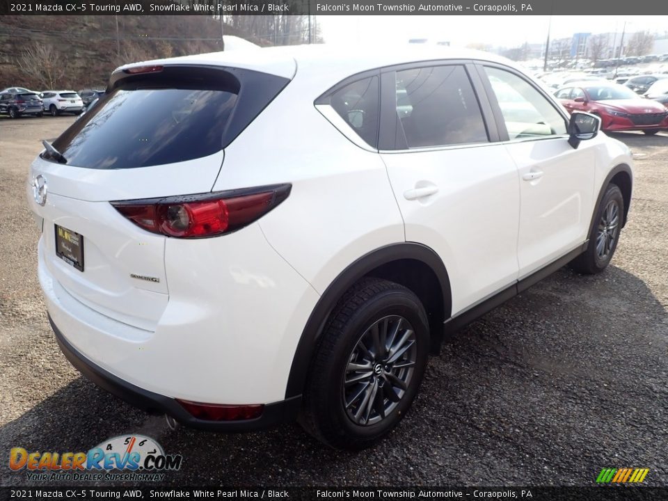 2021 Mazda CX-5 Touring AWD Snowflake White Pearl Mica / Black Photo #2