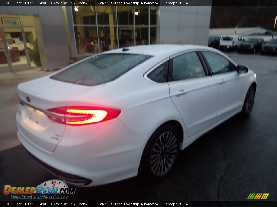 2017 Ford Fusion SE AWD Oxford White / Ebony Photo #2