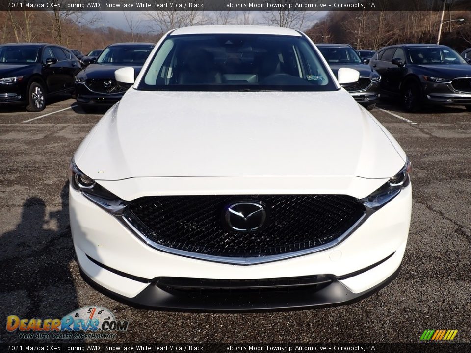 2021 Mazda CX-5 Touring AWD Snowflake White Pearl Mica / Black Photo #4