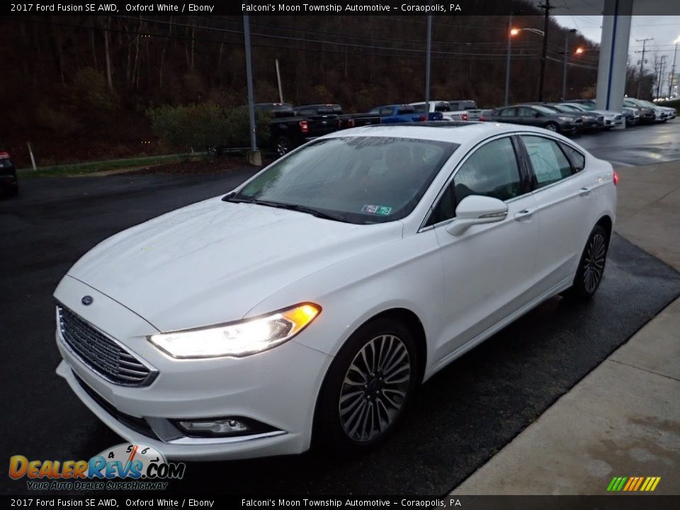 2017 Ford Fusion SE AWD Oxford White / Ebony Photo #7