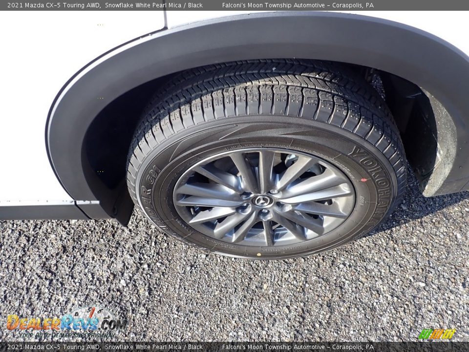 2021 Mazda CX-5 Touring AWD Snowflake White Pearl Mica / Black Photo #7