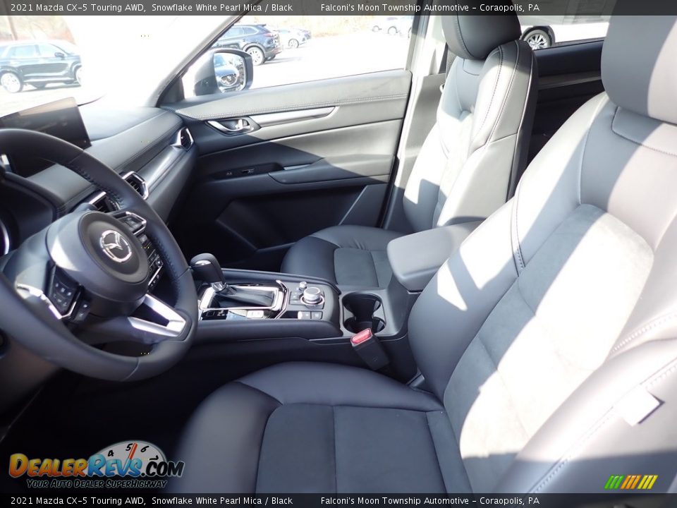 2021 Mazda CX-5 Touring AWD Snowflake White Pearl Mica / Black Photo #9