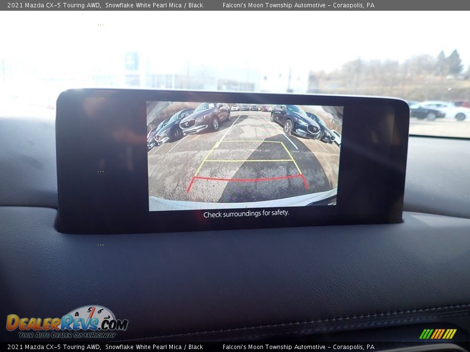 2021 Mazda CX-5 Touring AWD Snowflake White Pearl Mica / Black Photo #13
