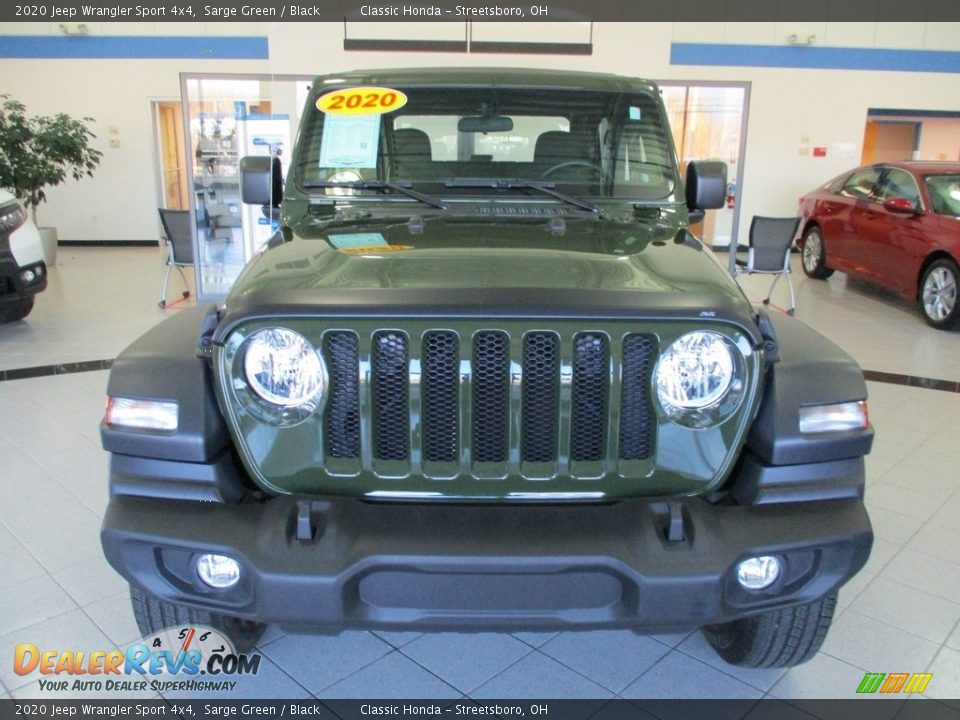 2020 Jeep Wrangler Sport 4x4 Sarge Green / Black Photo #2