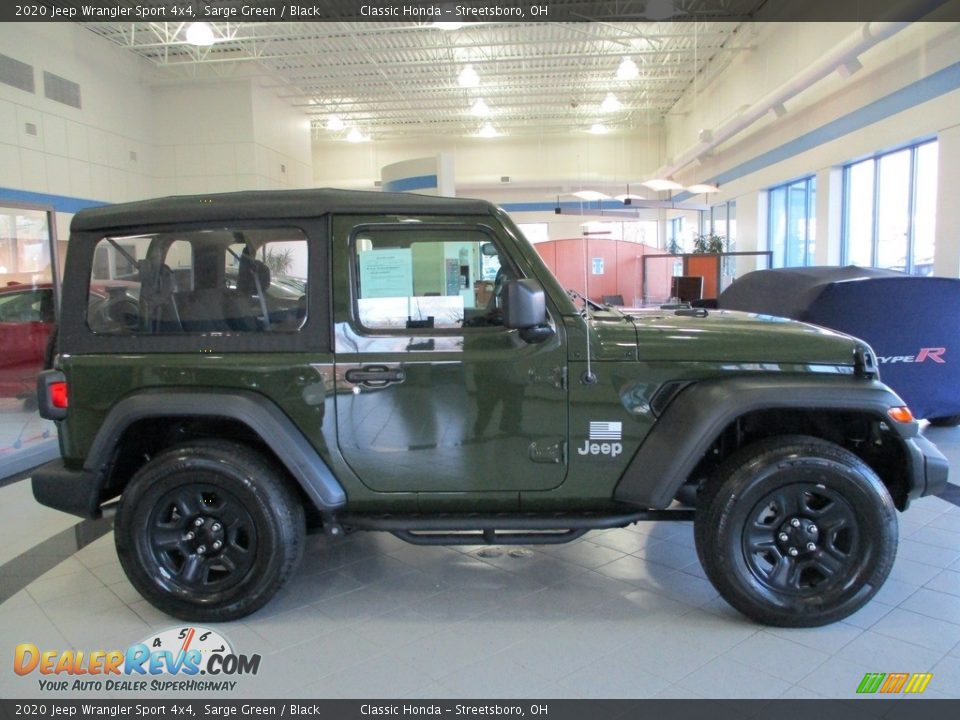 2020 Jeep Wrangler Sport 4x4 Sarge Green / Black Photo #4