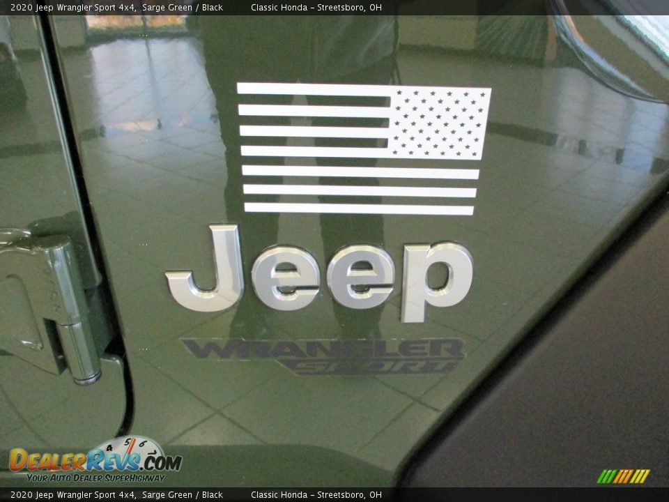 2020 Jeep Wrangler Sport 4x4 Sarge Green / Black Photo #6