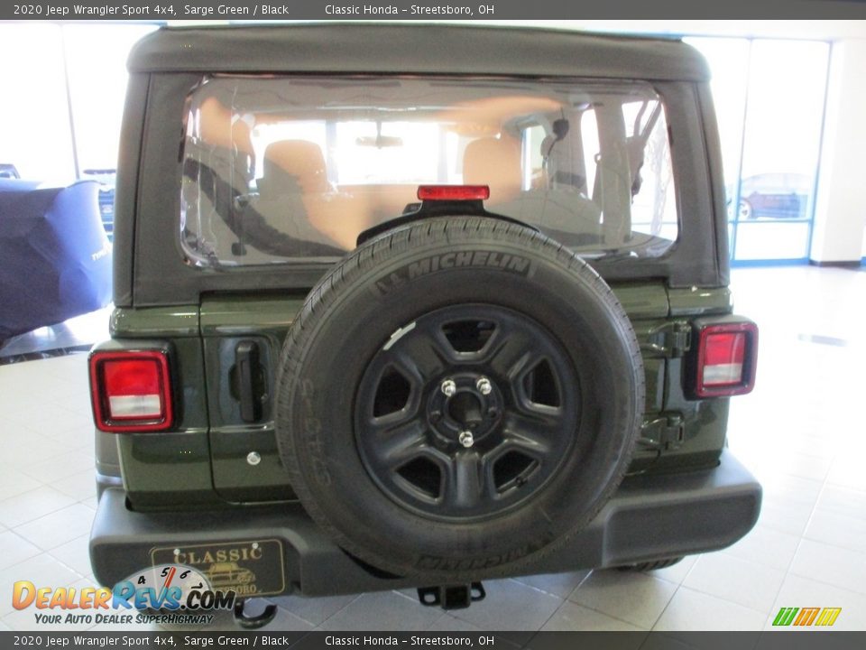 2020 Jeep Wrangler Sport 4x4 Sarge Green / Black Photo #9