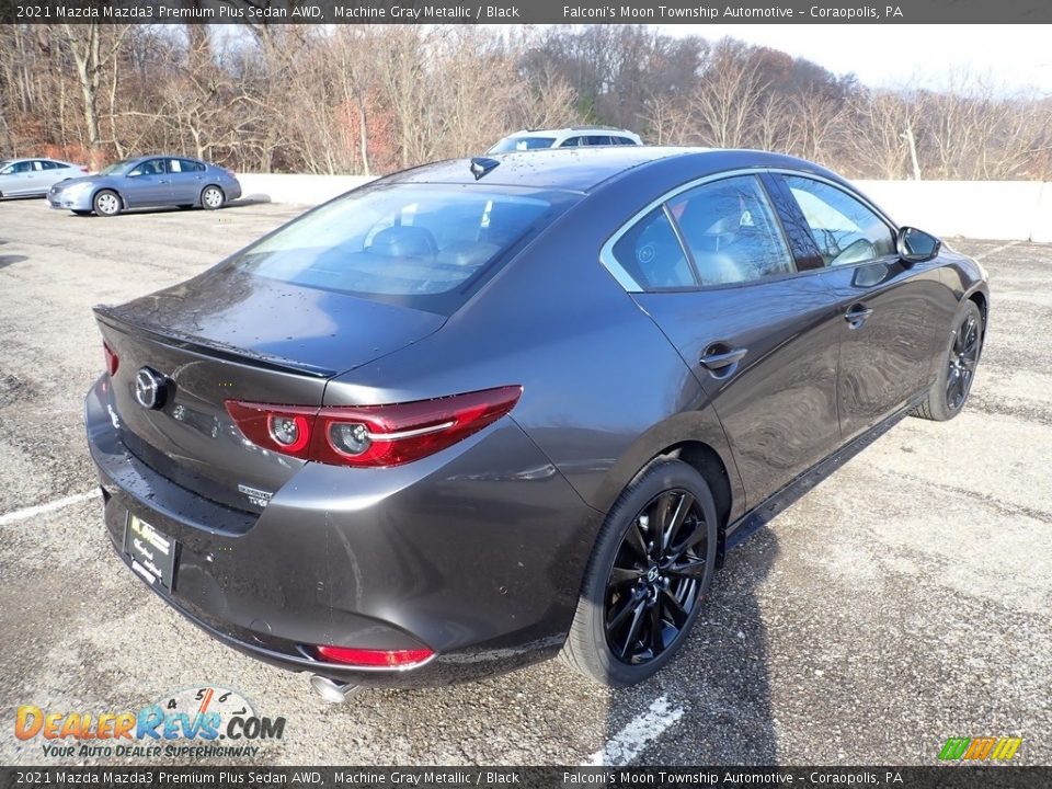 2021 Mazda Mazda3 Premium Plus Sedan AWD Machine Gray Metallic / Black Photo #2