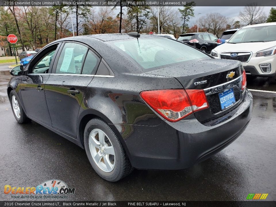 2016 Chevrolet Cruze Limited LT Black Granite Metallic / Jet Black Photo #19