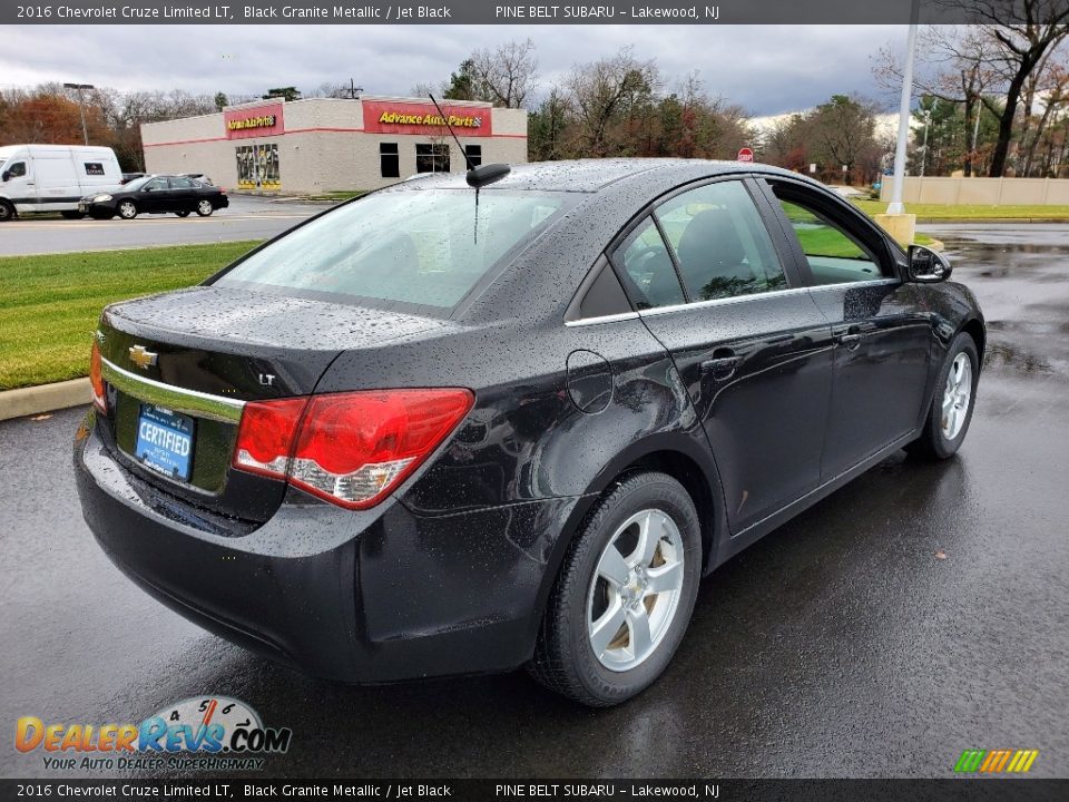 2016 Chevrolet Cruze Limited LT Black Granite Metallic / Jet Black Photo #21