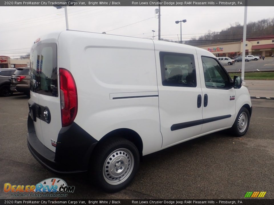 2020 Ram ProMaster City Tradesman Cargo Van Bright White / Black Photo #5