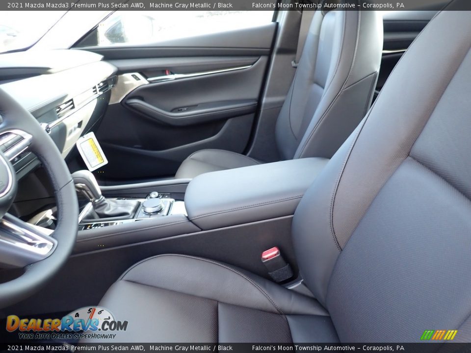 2021 Mazda Mazda3 Premium Plus Sedan AWD Machine Gray Metallic / Black Photo #12