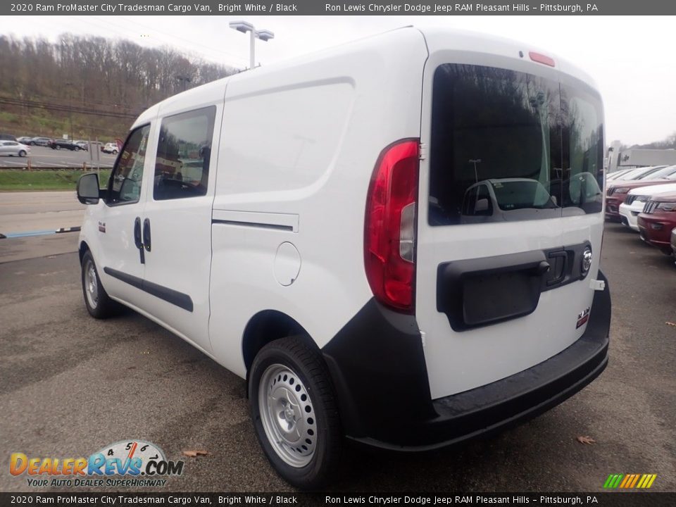 2020 Ram ProMaster City Tradesman Cargo Van Bright White / Black Photo #8