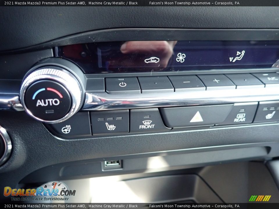 2021 Mazda Mazda3 Premium Plus Sedan AWD Machine Gray Metallic / Black Photo #15