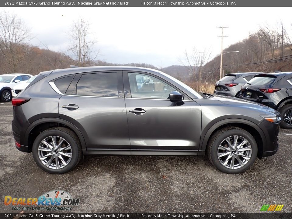 Machine Gray Metallic 2021 Mazda CX-5 Grand Touring AWD Photo #1