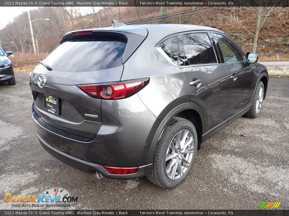 2021 Mazda CX-5 Grand Touring AWD Machine Gray Metallic / Black Photo #2