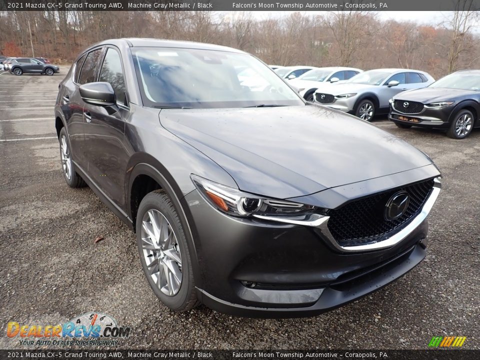 2021 Mazda CX-5 Grand Touring AWD Machine Gray Metallic / Black Photo #3