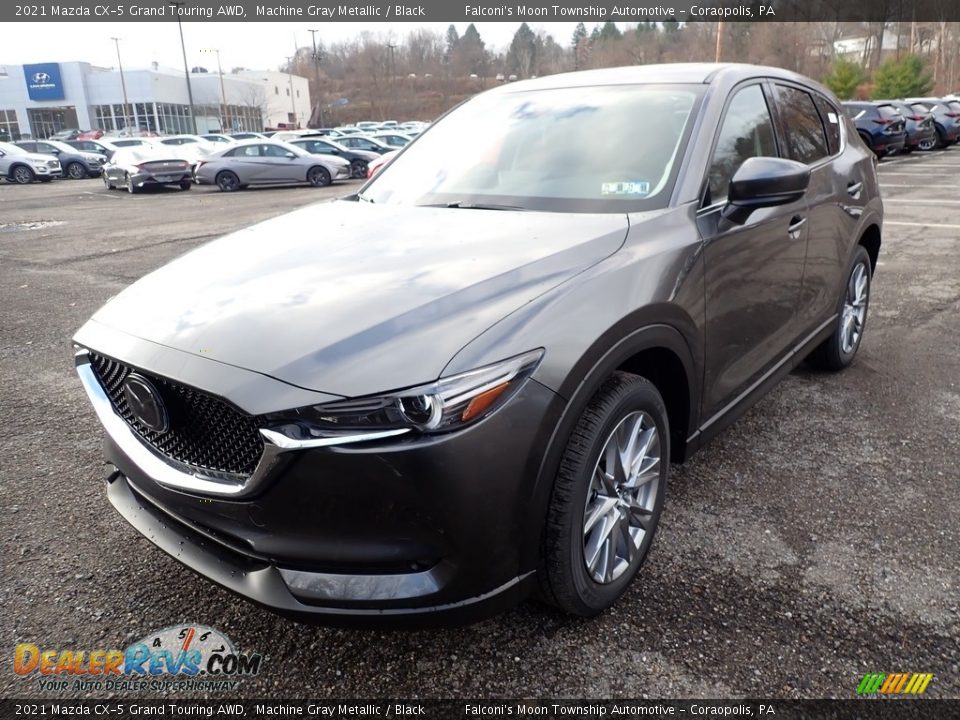 2021 Mazda CX-5 Grand Touring AWD Machine Gray Metallic / Black Photo #5