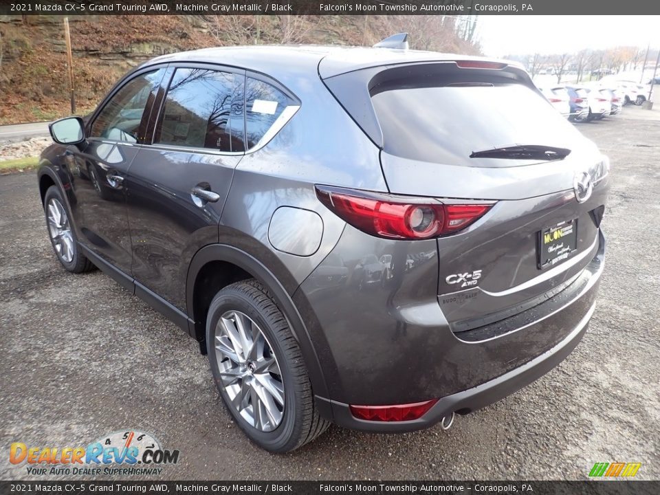 2021 Mazda CX-5 Grand Touring AWD Machine Gray Metallic / Black Photo #6