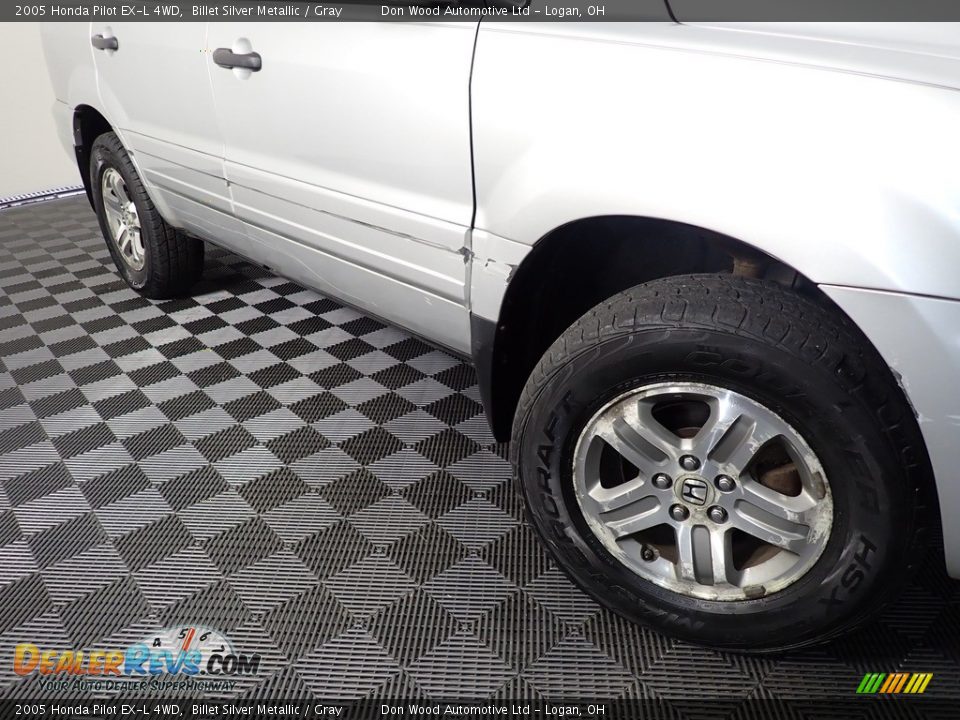 2005 Honda Pilot EX-L 4WD Billet Silver Metallic / Gray Photo #4