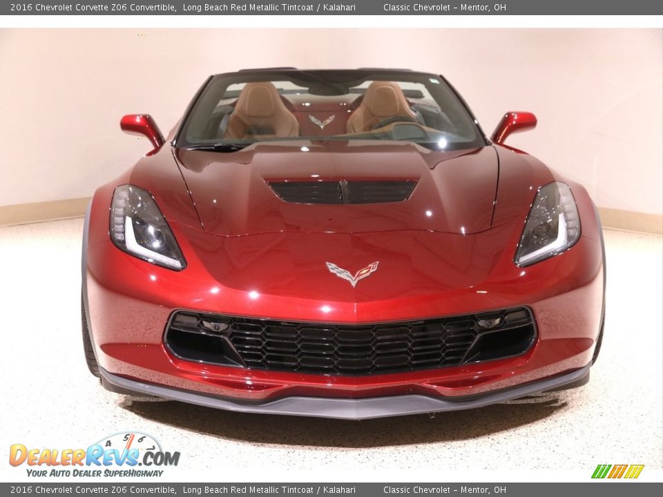 2016 Chevrolet Corvette Z06 Convertible Long Beach Red Metallic Tintcoat / Kalahari Photo #3