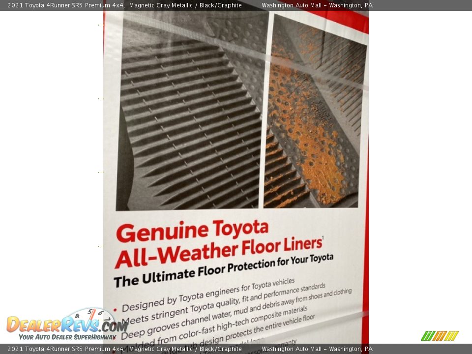2021 Toyota 4Runner SR5 Premium 4x4 Magnetic Gray Metallic / Black/Graphite Photo #29