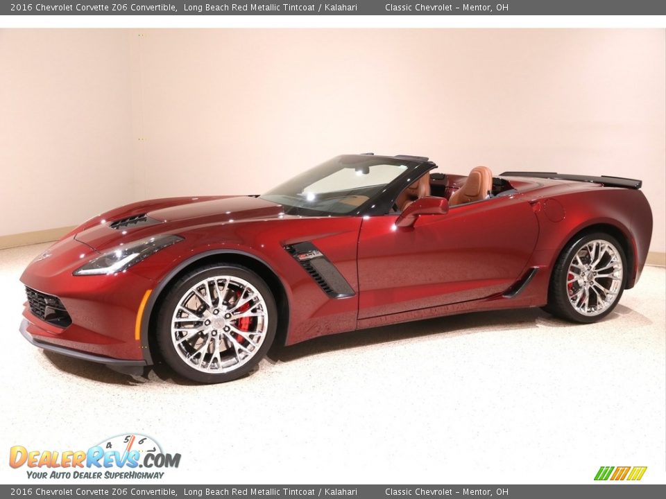 Long Beach Red Metallic Tintcoat 2016 Chevrolet Corvette Z06 Convertible Photo #4