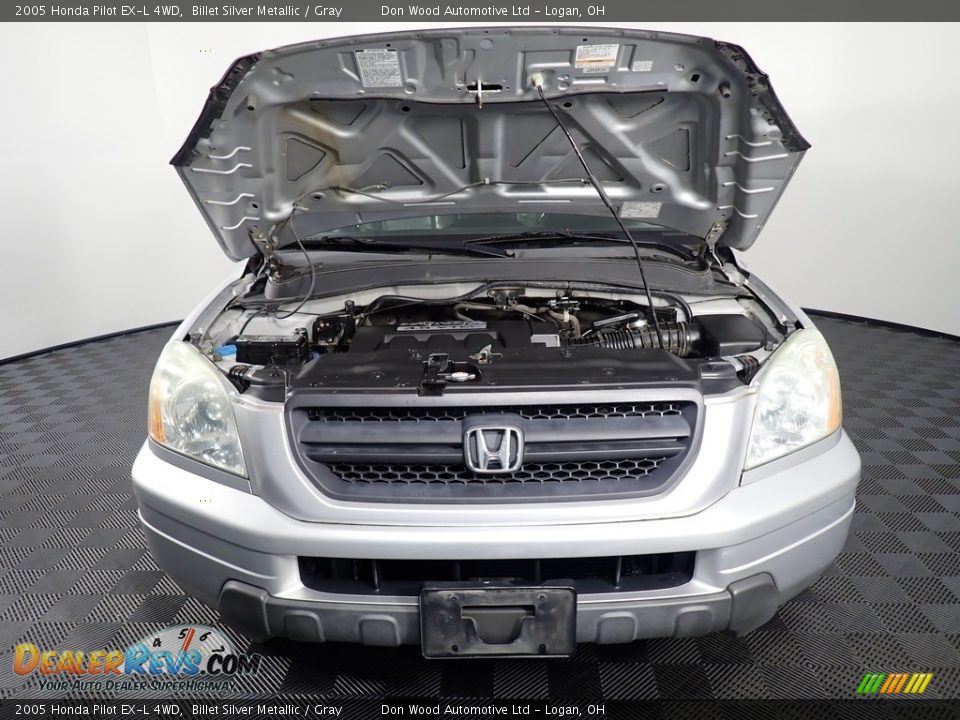 2005 Honda Pilot EX-L 4WD Billet Silver Metallic / Gray Photo #6