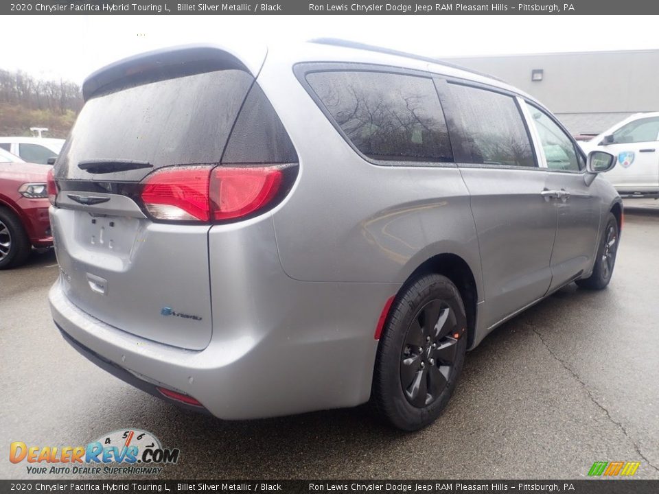 2020 Chrysler Pacifica Hybrid Touring L Billet Silver Metallic / Black Photo #5