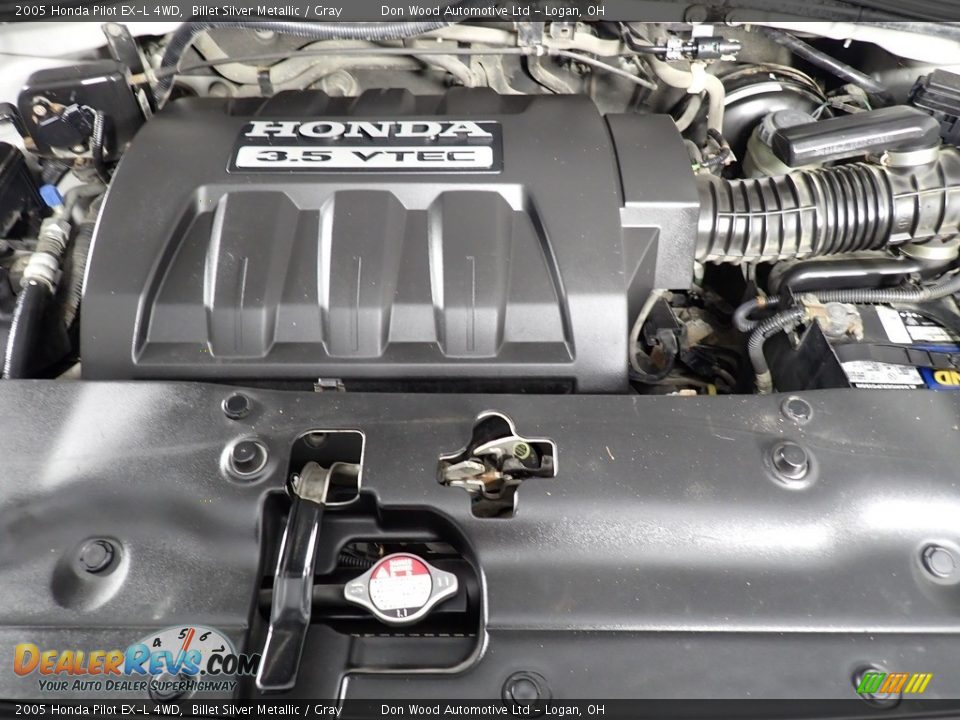 2005 Honda Pilot EX-L 4WD Billet Silver Metallic / Gray Photo #7