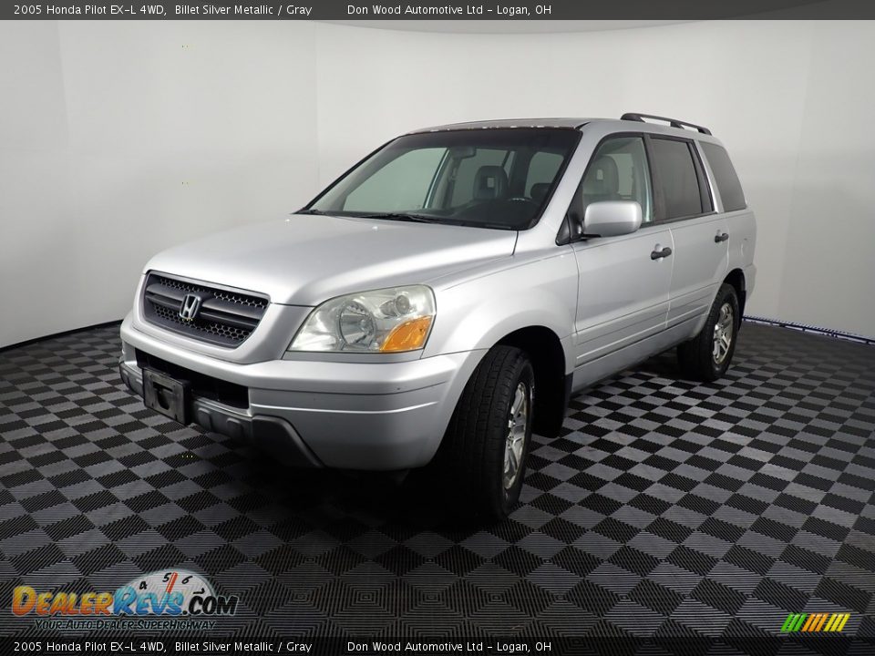 2005 Honda Pilot EX-L 4WD Billet Silver Metallic / Gray Photo #8