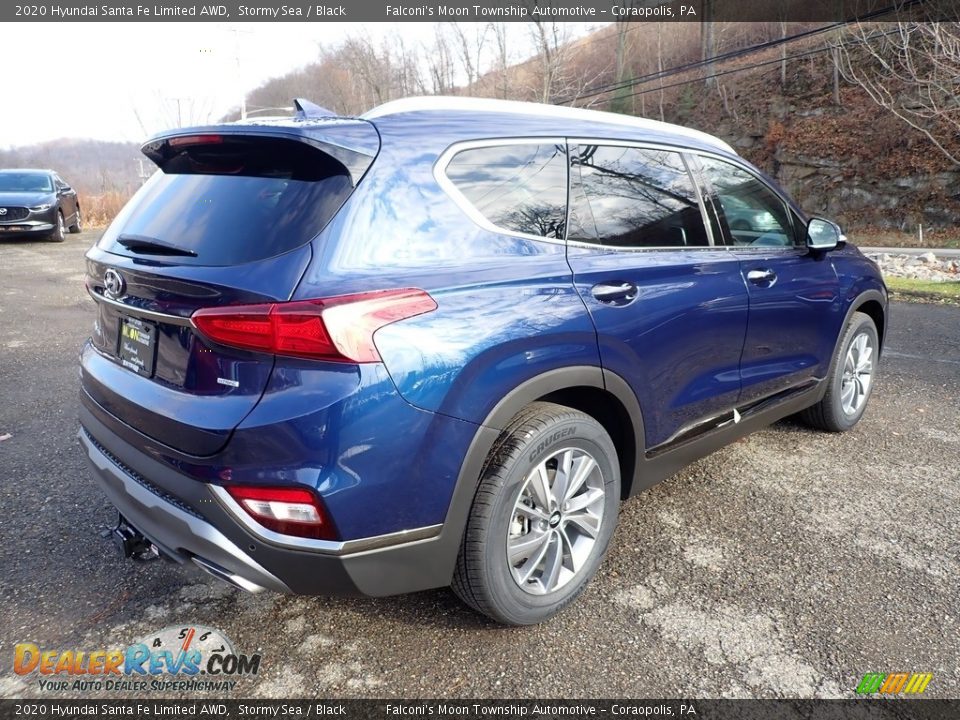 2020 Hyundai Santa Fe Limited AWD Stormy Sea / Black Photo #2