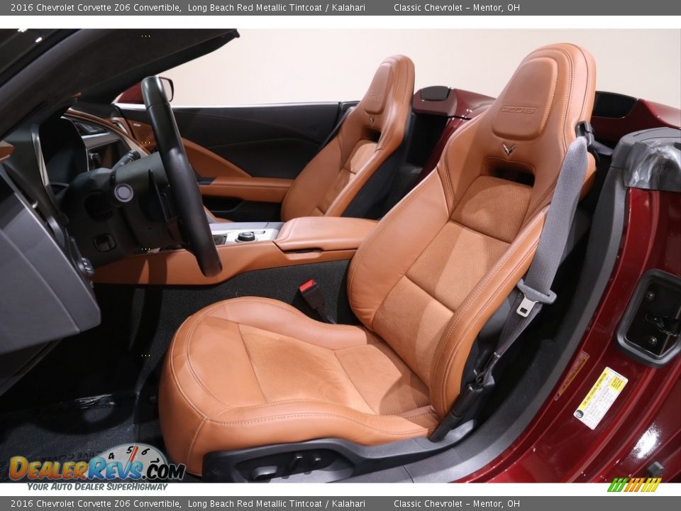 Front Seat of 2016 Chevrolet Corvette Z06 Convertible Photo #8