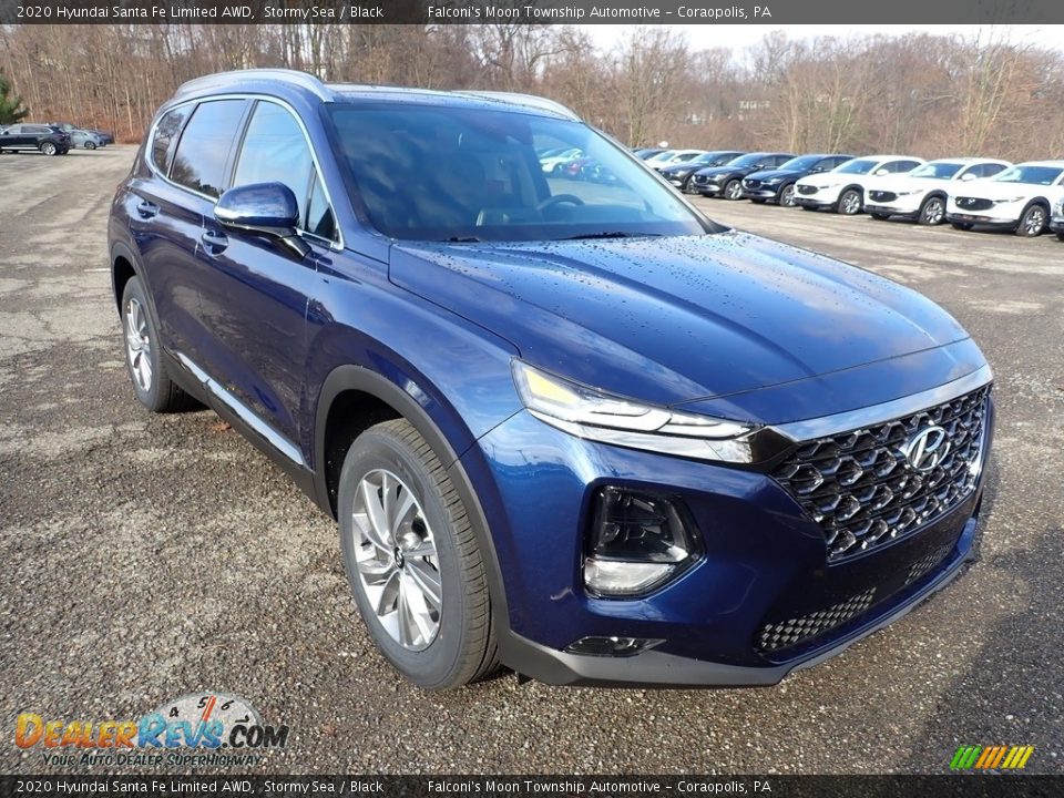 2020 Hyundai Santa Fe Limited AWD Stormy Sea / Black Photo #3