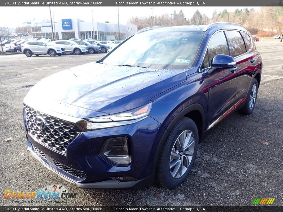 2020 Hyundai Santa Fe Limited AWD Stormy Sea / Black Photo #5