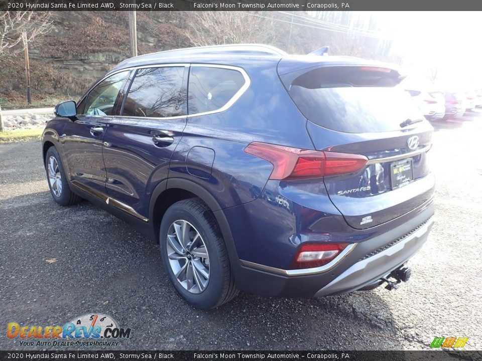 2020 Hyundai Santa Fe Limited AWD Stormy Sea / Black Photo #6