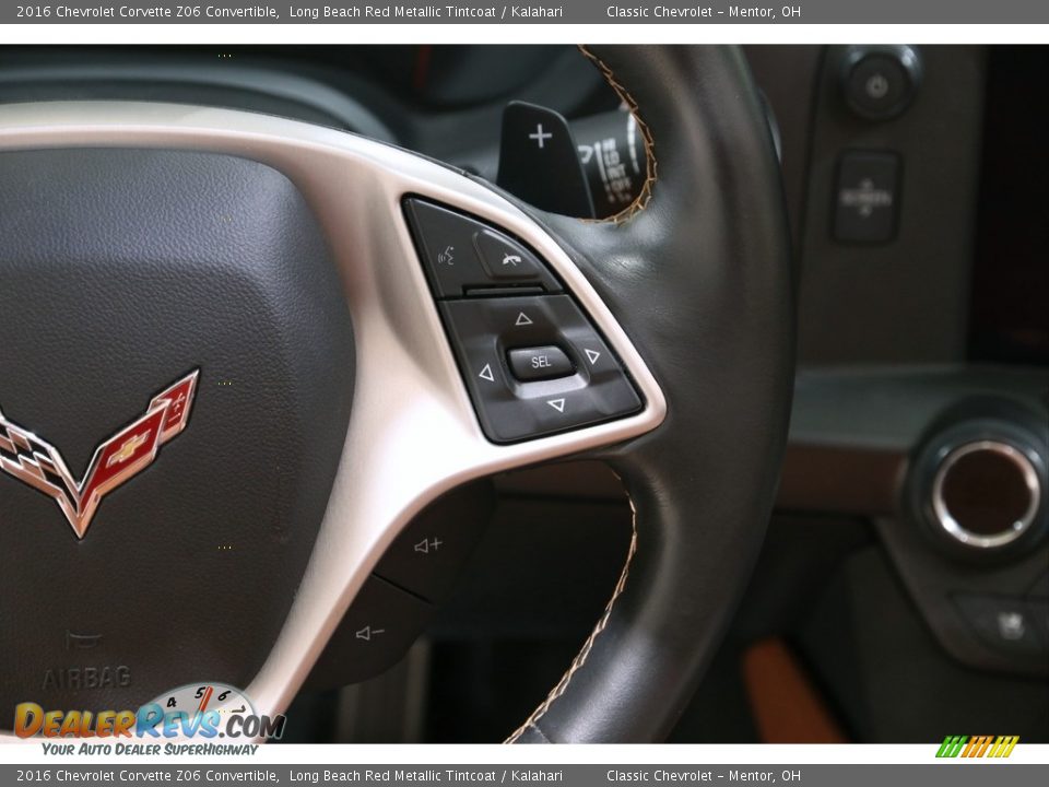 2016 Chevrolet Corvette Z06 Convertible Steering Wheel Photo #12