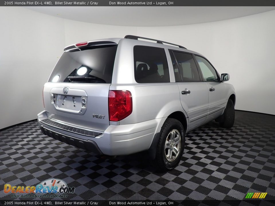 2005 Honda Pilot EX-L 4WD Billet Silver Metallic / Gray Photo #14