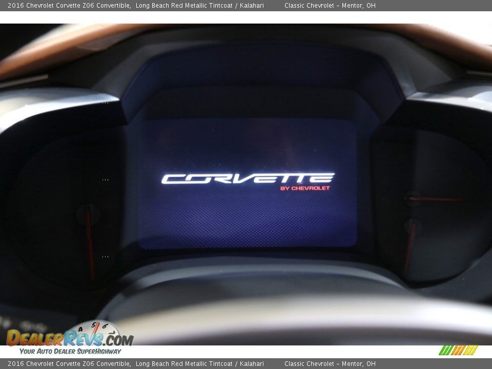 2016 Chevrolet Corvette Z06 Convertible Long Beach Red Metallic Tintcoat / Kalahari Photo #15