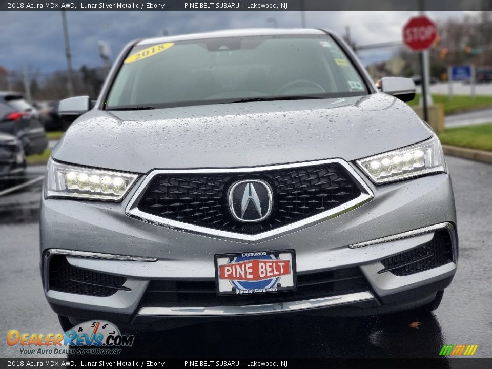 2018 Acura MDX AWD Lunar Silver Metallic / Ebony Photo #15