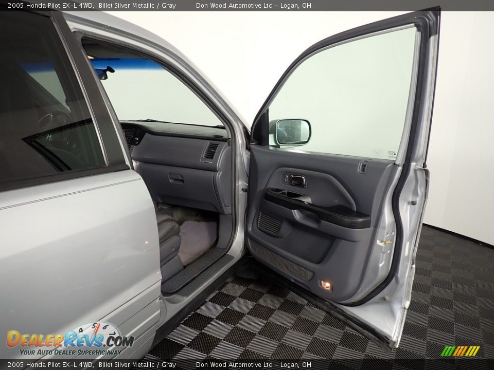 2005 Honda Pilot EX-L 4WD Billet Silver Metallic / Gray Photo #20