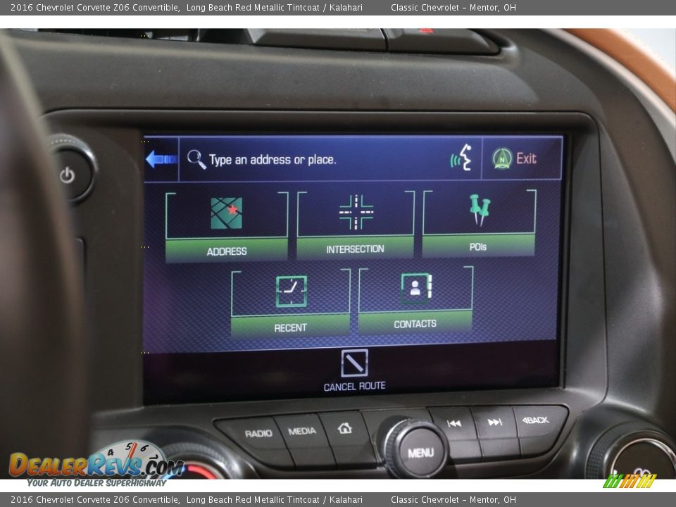 Controls of 2016 Chevrolet Corvette Z06 Convertible Photo #20